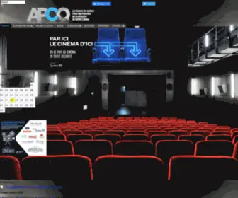 APCQ.ca(Industrie et exploitation de cinémas) Screenshot