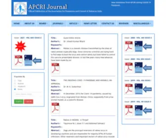 Apcrijournal.com(Bootstrap 3 template for corporate business) Screenshot