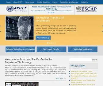 APCTT.org(Asian and Pacific Centre for Transfer of Technology) Screenshot
