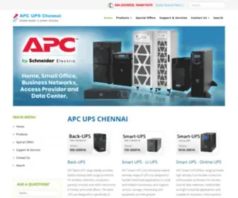 Apcupschennai.com(APC by Schneider Electric) Screenshot