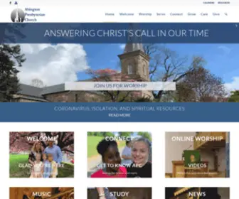 Apcusa.org(Abington Presbyterian Church) Screenshot