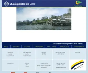 ApcVperu.gob.pe(Autoridad del Proyecto Costa Verde (APCV)) Screenshot