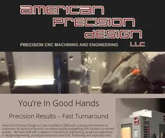 APDCNC.com(Custom CNC Machining) Screenshot