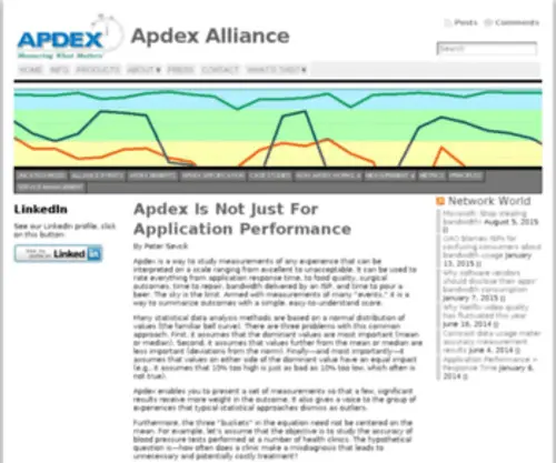 Apdex.org(Apdex Alliance) Screenshot