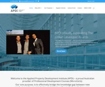 Apdinstitute.com(Advanced Property Development Courses CPD Accredited) Screenshot