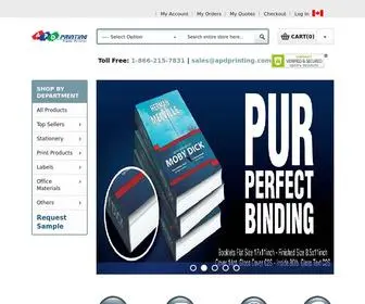 Apdprinting.com(APD Printing) Screenshot