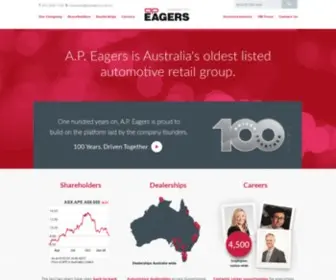 Apeagers.com.au(Eagers Automotive) Screenshot