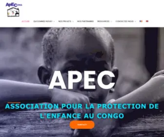 Apec-RDC.org(Accueil) Screenshot