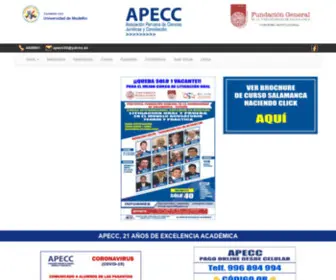 Apecc.com.pe(APECC Perú) Screenshot