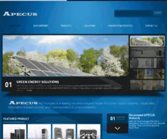 Apecus.com(Power Solutions for All) Screenshot