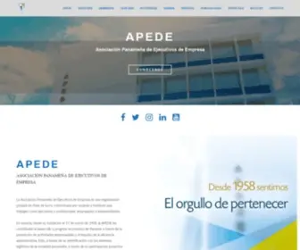 Apede.org(Asociación Panameña de Ejecutivos de Empresa) Screenshot