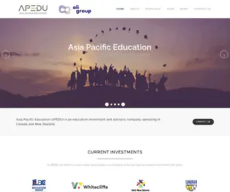 Apedu.ca(Asia Pacific Education Group (APEDU)) Screenshot