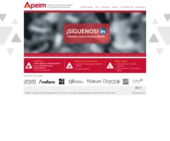 Apeim.com.pe(Asociación Peruana de Empresas de Inteligencia de Mercados) Screenshot