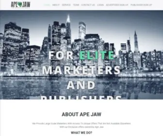 Apejaw.com(Ape Jaw Network) Screenshot