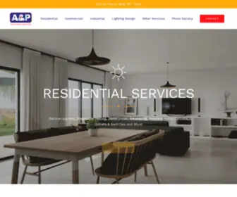 Apelectricinc.com(A & P Electric offers the best Los Angeles electrician services) Screenshot