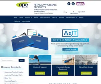 Apemedical.com.au(APE Medical) Screenshot