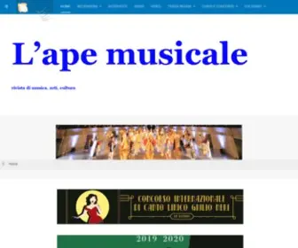 Apemusicale.it(Apemusicale) Screenshot