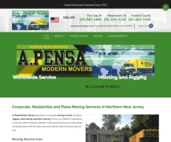 Apensamovers.com(Call us today) Screenshot