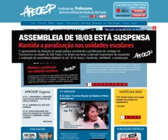 Apeoesp.org.br(Sindicato dos Professores do Ensino Oficial do Estado de São Paulo) Screenshot