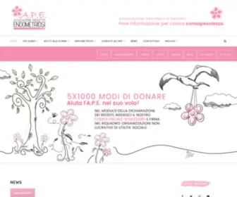 Apeonlus.com(Conoscere l'endometriosi) Screenshot