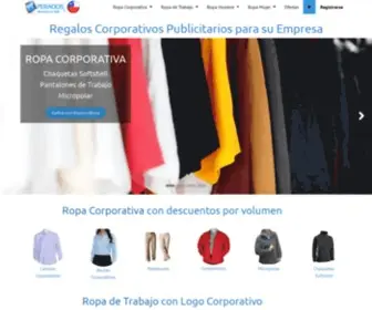 Aperados.cl(Ropa para Empresas con Bordado de Logo) Screenshot