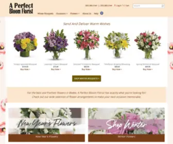 Aperfectbloomflorist.com(Beebe Florist) Screenshot