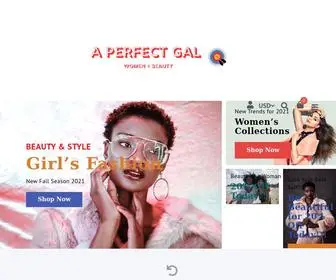 Aperfectgal.com(A Perfect Gal Women's Beauty Products & Clothing) Screenshot