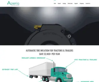 Aperiatech.com(Halo Tire Inflator for Tractors &amp; Trailers) Screenshot