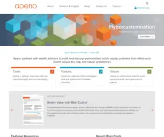 Aperiogroup.com(Aperio) Screenshot