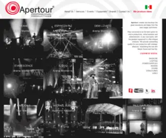 Apertour.com(Audio Production Apertour) Screenshot