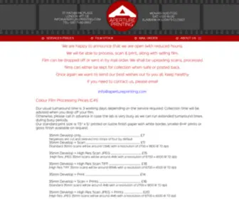 Apertureprinting.com(Aperture Printing Website) Screenshot