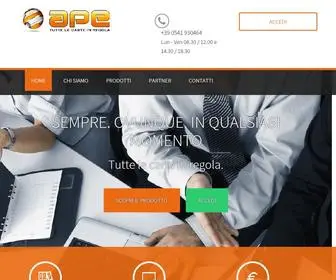 Apesrl.com(Ape S.r.l) Screenshot