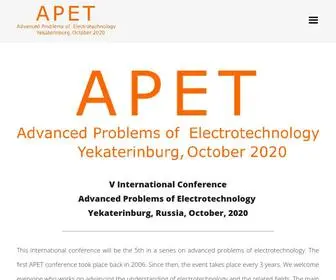 Apet2020.ru(Yekaterinburg, Russia, October, 2020) Screenshot