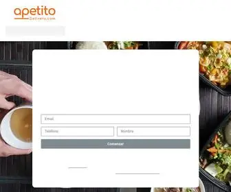 Apetitodelivery.com(Alimentando al trabajador ecuatoriano) Screenshot