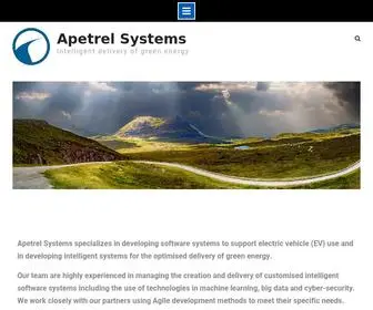 Apetrel.com(Intelligent delivery of green energy) Screenshot