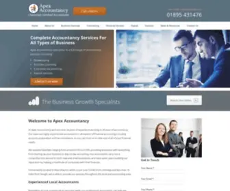 Apex-Accountancy.co.uk(Accountants & Financial Advisors) Screenshot