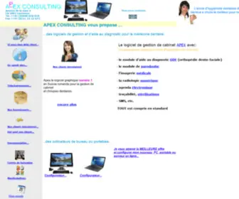 Apex-Consulting.ch(Programme cabinet dentaire) Screenshot