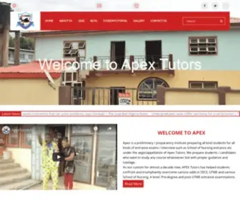 Apex.com.ng(Apex Tutors) Screenshot