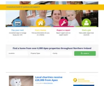 Apex.org.uk(Apex Housing Association) Screenshot