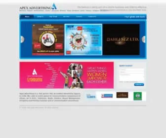 Apexadvtg.com(Accredited Advertising Agency caters Paper ads) Screenshot