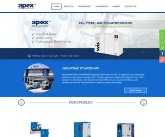 Apexair.com.my(APEX Air Compressor Sdn Bhd) Screenshot