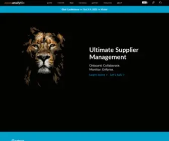 Apexanalytix.com(Ultimate Supplier Management) Screenshot
