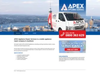 Apexappliances.co.nz(Quality Appliance Repairs) Screenshot