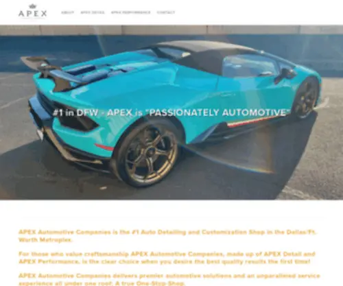 Apexautoco.com(Apex Automotive) Screenshot