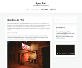 Apexbail.com(Bail bonds) Screenshot