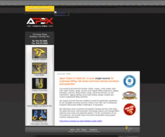 Apexchain.com(APEX CHAIN & CABLE INC) Screenshot