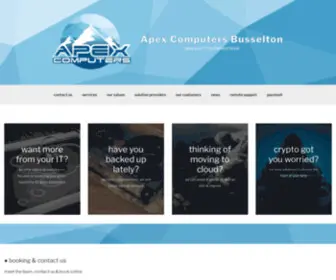 Apexcomputers.com.au(Apex Computers Busselton) Screenshot