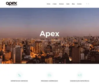 Apexconteudo.com.br(Apex Agência) Screenshot