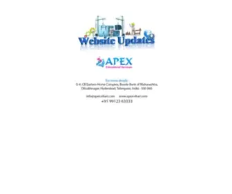 Apexeduservices.com(Top Educational Consultant in Hyderabad) Screenshot