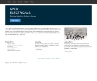 Apexelectricals.com(Apex Electricals) Screenshot